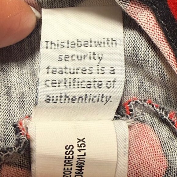 NWT Diane Von Furstenberg Zoe Dress Size 0 Floral Petals Poppy D844601L15X - Picture 8 of 9